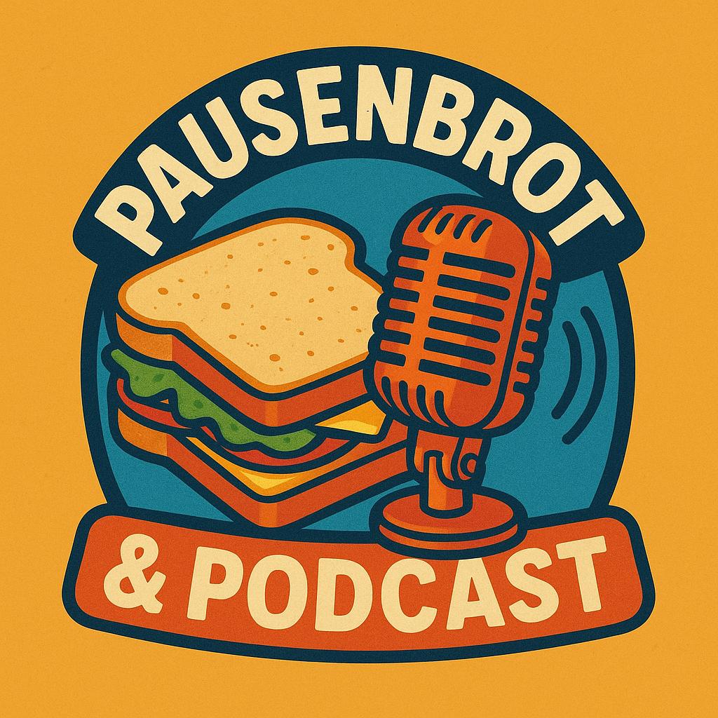 Logo Pausenbrot und Podcast Retro